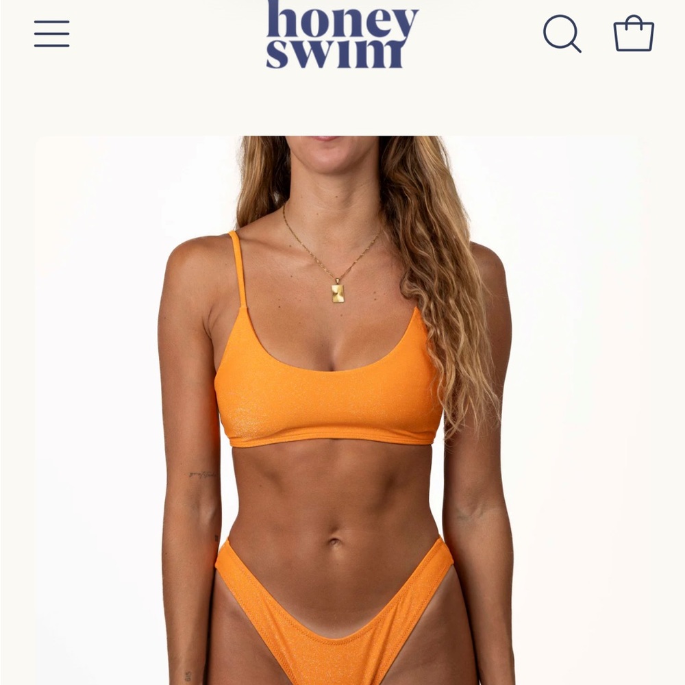 Honey Swim Orange bikini, new with tags! - Picture 4 of 4